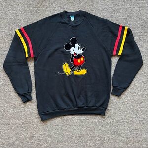 Vintage Black Mickey Mouse Sweatshirt 1990s